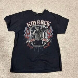 Black Kid Rock‎ 2010 Tour T-shirt #KidRock #TourTee